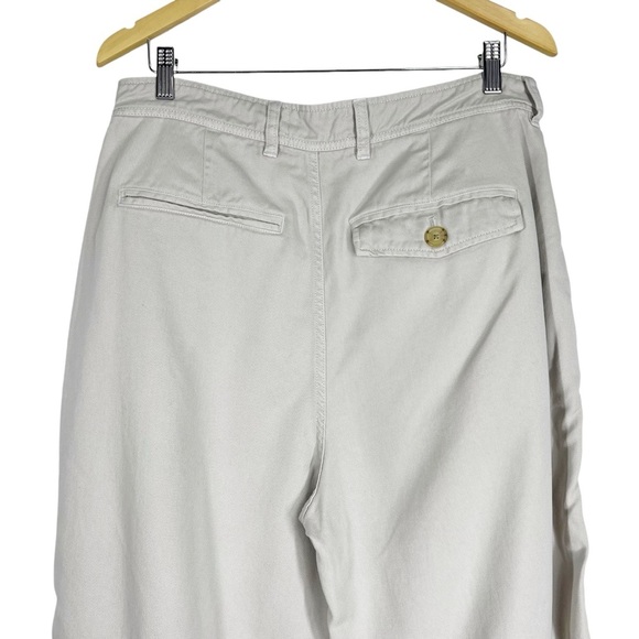 EVERLANE Lightweight Tapered Leg Flat Front Women's size 12 Pants - Picture 5 of 7